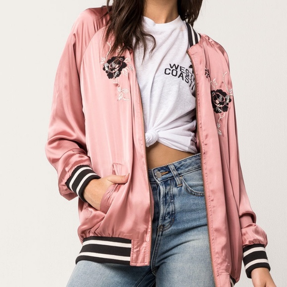 Billabong Jackets & Blazers - Billabong Pink Two Way Street Jacket • Sma…